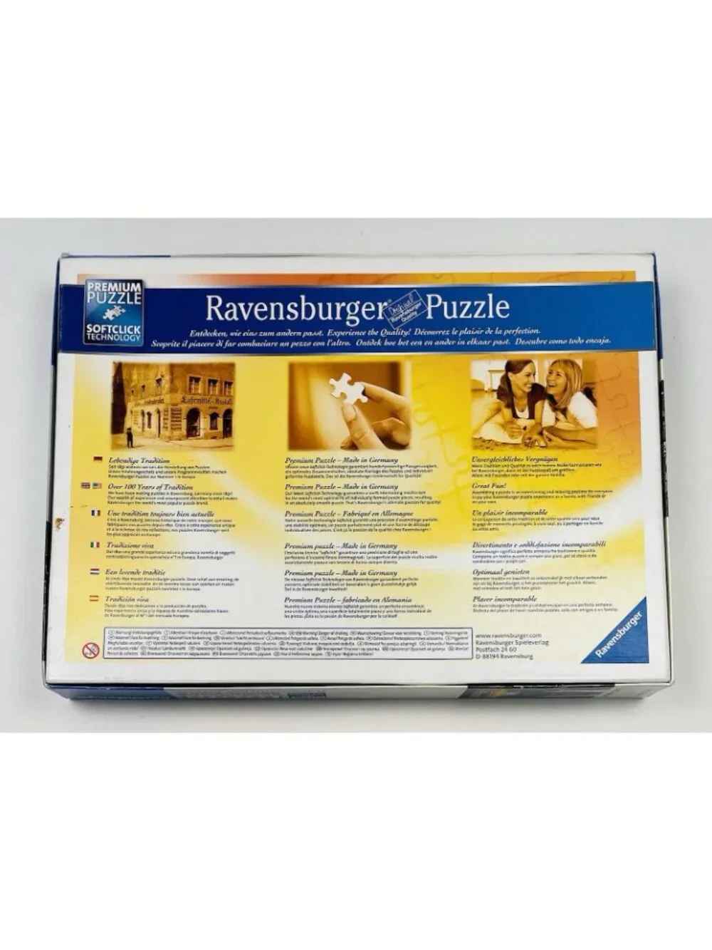 RAVENSBURGER 1000pc Panorama Vertical JIGSAW PUZZLE NYC Cab 151196 COMPLETE 2010